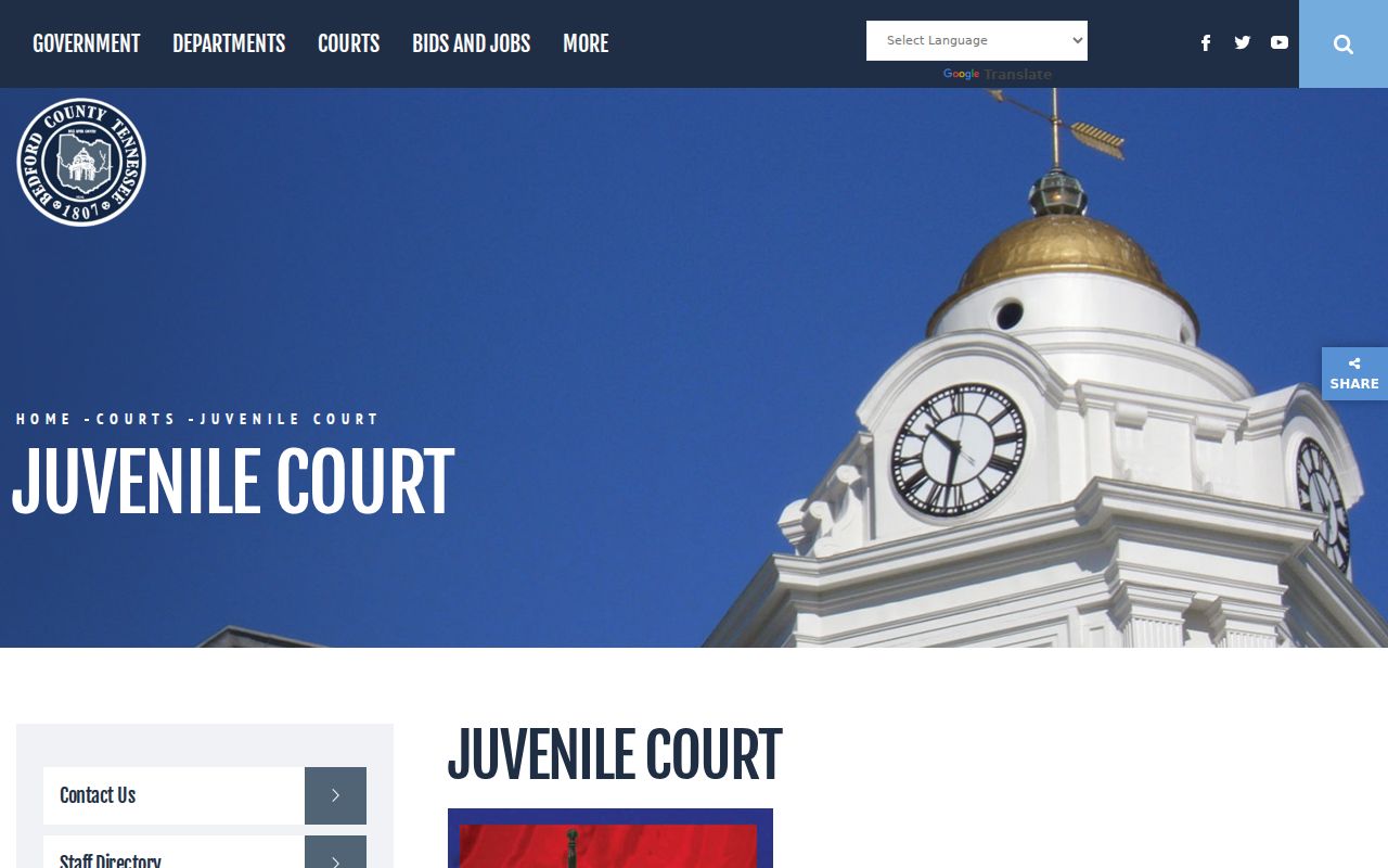 Bedford County warrant records: Juvenile Court public access information