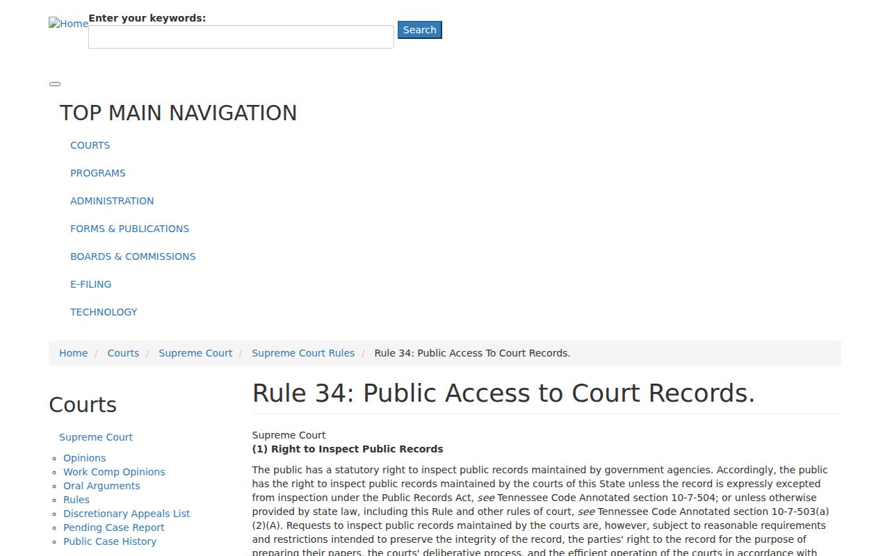 Bedford County warrant search help and court record interface