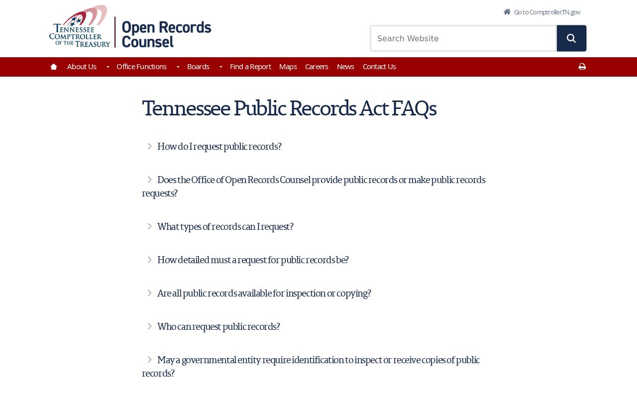 Bedford County municipal warrant access: Tennessee public-record request guidance