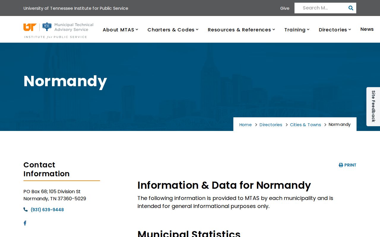 Normandy warrant search: Town Hall contact and limited office hours