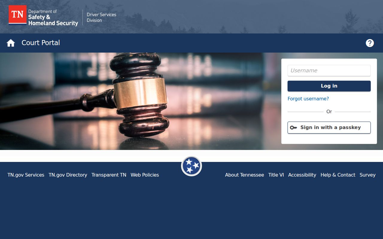 Bedford County outstanding warrant information and state court reporting portal